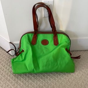 Dooney&Bourke Leather and Canvas Bag